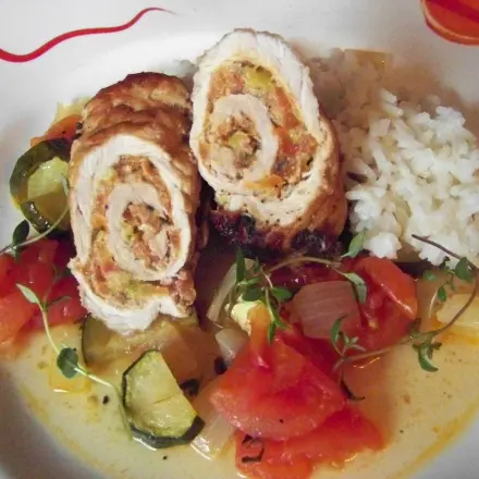 Schweinerouladen mediterran aus dem Schlemmertopf