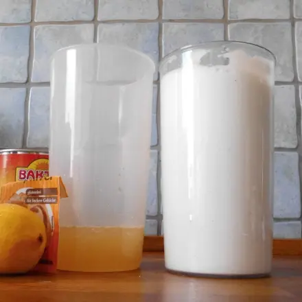 Ersatz für Eischnee aus Kichererbsenwasser