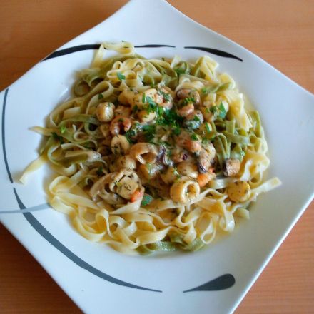 Frutti di Mare in Kräuterrahm