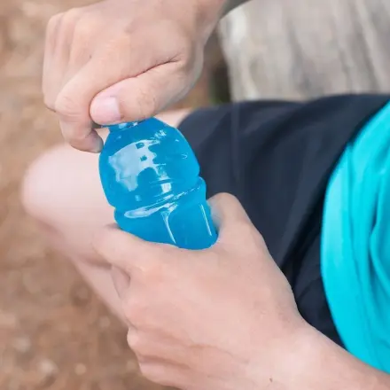 Energie-Gel vom Autositz entfernen