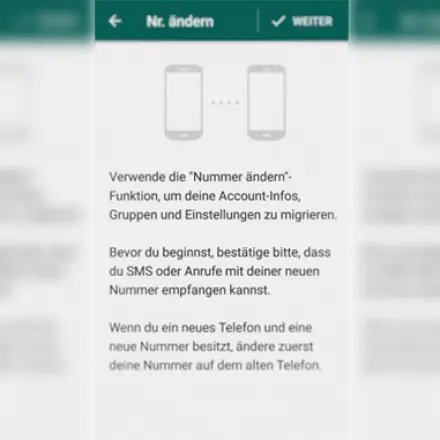 Handynummer bei WhatsApp ändern und alte Unterhaltungen sichern