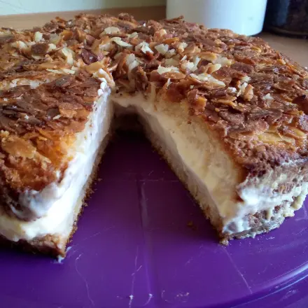 Bienenstich mit Quark-Öl-Teig