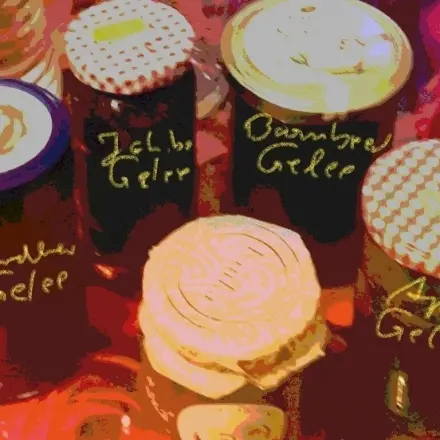 Fruchtgelee für Limonade nutzen