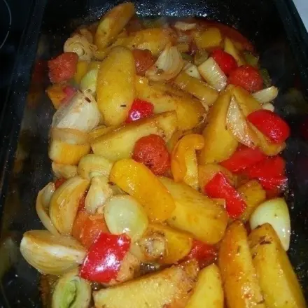 Erdäpfel-Lauch-Pfanne