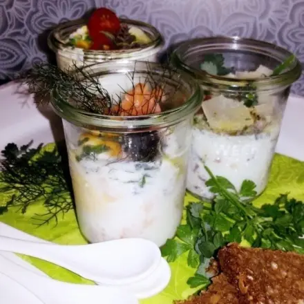 Frühstücksei im Weckglas