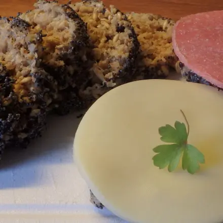 Tassenbrot mit Flohsamenschalen