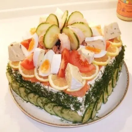 Smörgastarta - schwedische Butterbrottorte