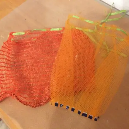 Plastiktüten vermeiden - Zwiebel- und Kartoffelnetze wiederverwenden