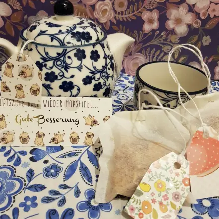 Hübsche Teebeutel als Geschenk