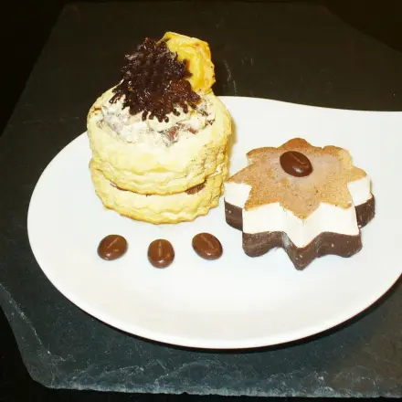 Ein Wintertraum: Mascarpone-Apfelkompott in warmer Blätterteigpastete