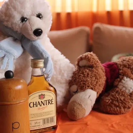 Alkohol und Pfeffer gegen Halsschmerzen