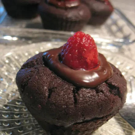 Schoko-Himbeer-Muffins