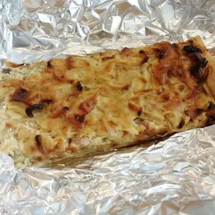 Zwiebelblootz: Zwiebelkuchen aus Unterfranken