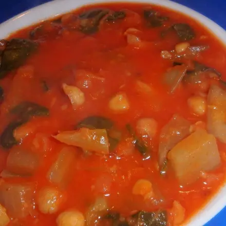 Kichererbsen-Eintopf mit Mangold (vegan)