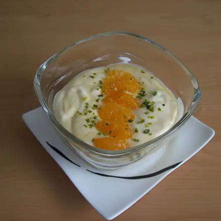 Mandarinen-Sahne-Dessert