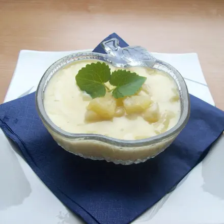 Ananas-Vanille-Dessert