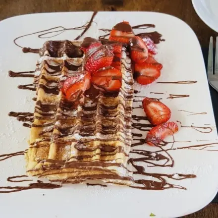 Gofre dü tschokola: Waffeln mit Nutella