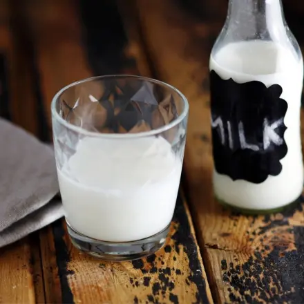 Keine Milch bei Bakterien im Hals