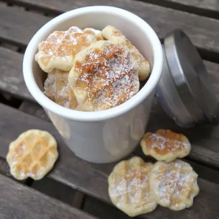 Waffelkekse selber backen