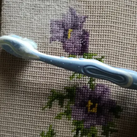 Altes Stickbild auffrischen