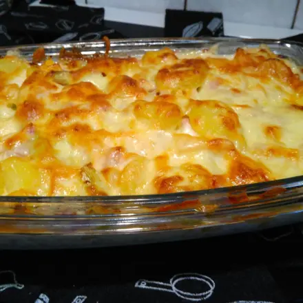 Kartoffel-Kürbis-Gratin