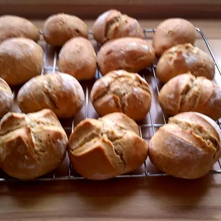Leckere Brötchen mit weicher Krume und zarter Kruste
