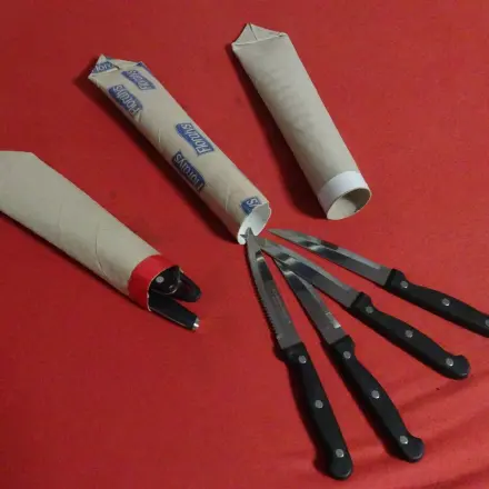 Besteckköcher für Camping, FeWo und dergleichen