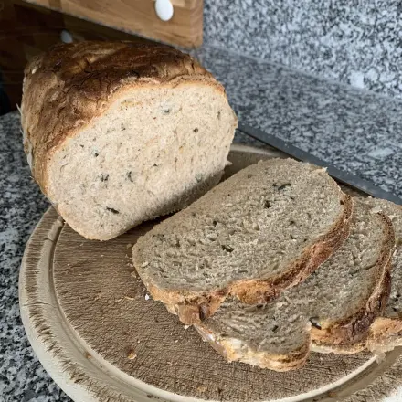 Brot mit Kürbiskernen