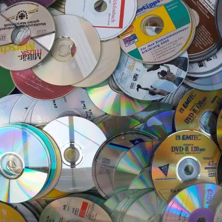 Ein richtig hochwertiger Rohstoff - überzählige CDs