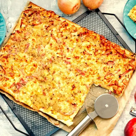 Schnelle Blätterteigpizza