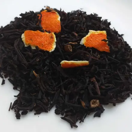 Schwarztee mit einer feinen Orangennote selbst veredeln