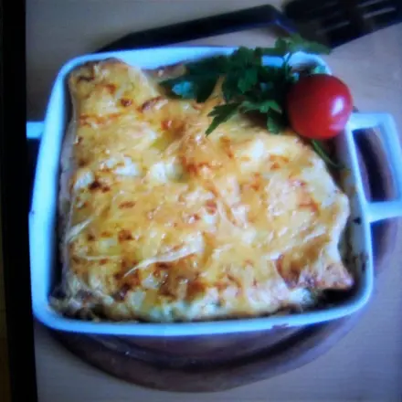 Gratinierte Spinat-Lachs-Pfanne