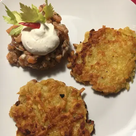 Lachstatar, eine kleine leckere Vorspeise