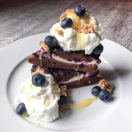 Chocolate Blueberry Cheesecake