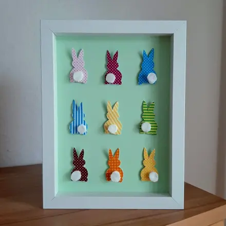 Österlichen Bilderrahmen basteln