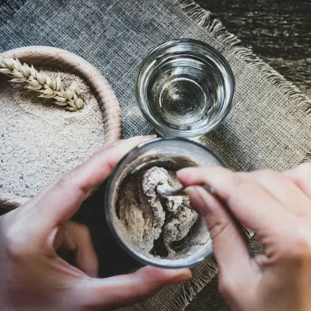 Sauerteig haltbar machen