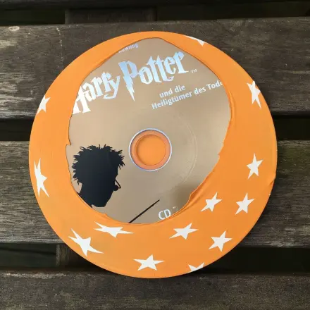 Luftballon als CD-Hülle für den Notfall