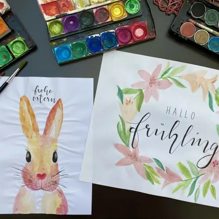 DIY mit Dingen, die jeder zu Hause hat: Wasserfarben