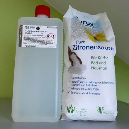 Desinfektionsmittel herstellen mit 3 Zutaten (nach Dr. Mark Benecke)