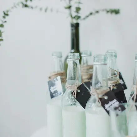 Selbstgemachte Mandelmilch