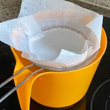 Selbst gemachte Mandelmilch