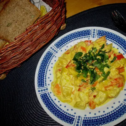 Paprika-Lauch-Curry