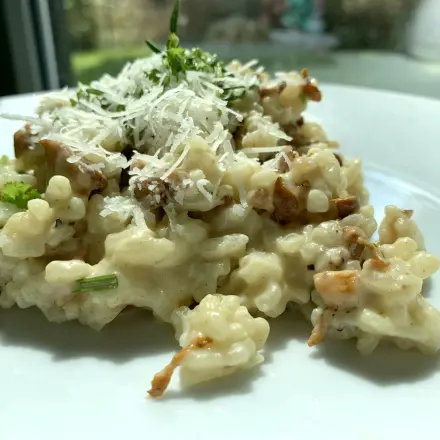 Risotto mit Pfifferlingen - vegetarisch