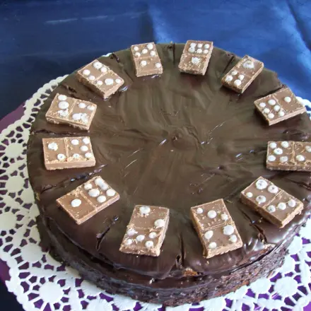 Köstliche Domino-Torte