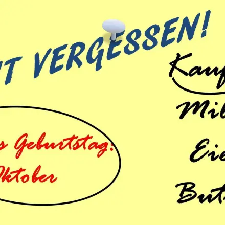 Sich etwas merken, ohne es aufzuschreiben