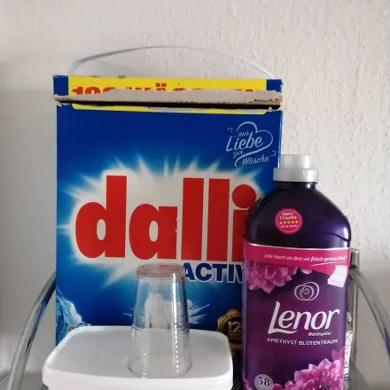 Waschpulver praktisch lagern