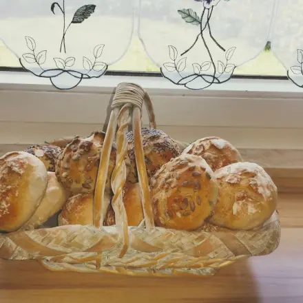 Leckere Brötchen mit langer Teigführung