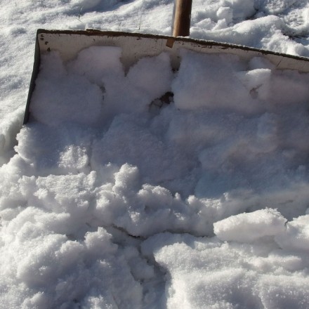 Schneeräumen: Schnee klebt an Schneeschaufel? Wachsen hilft
