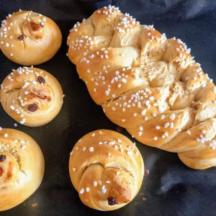 Osterstriezel und Osterküken