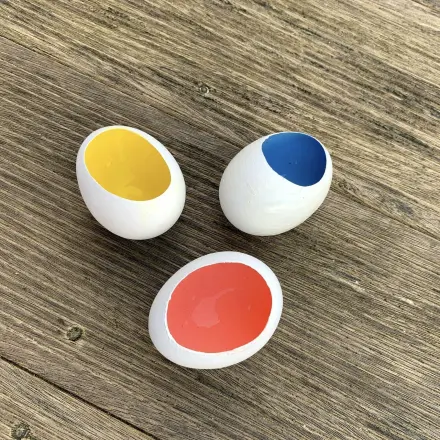 Ostereier von innen bemalen - DIY